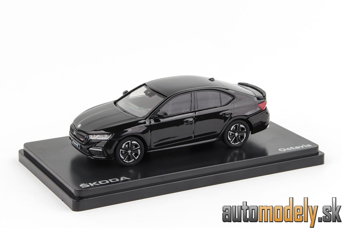 Abrex - Škoda Octavia IV RS (2020) Černý Crystal Metalíza - 1:43