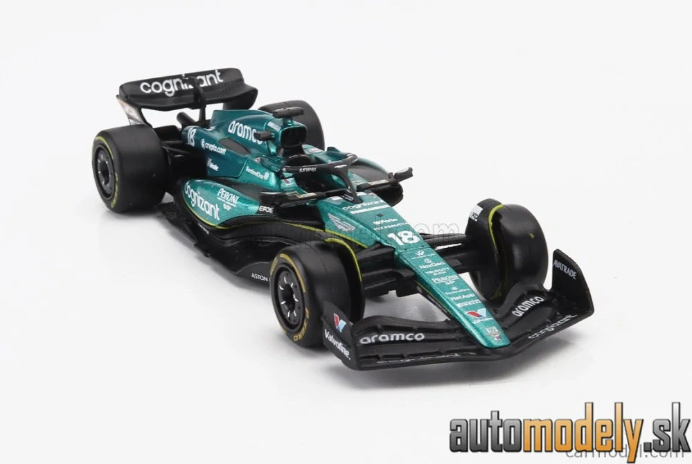Bburago - ASTON MARTIN - F1 AMR23 TEAM ARAMCO COGNIZANT N 18 SEASON 2023 LANCE STROLL - 1:43