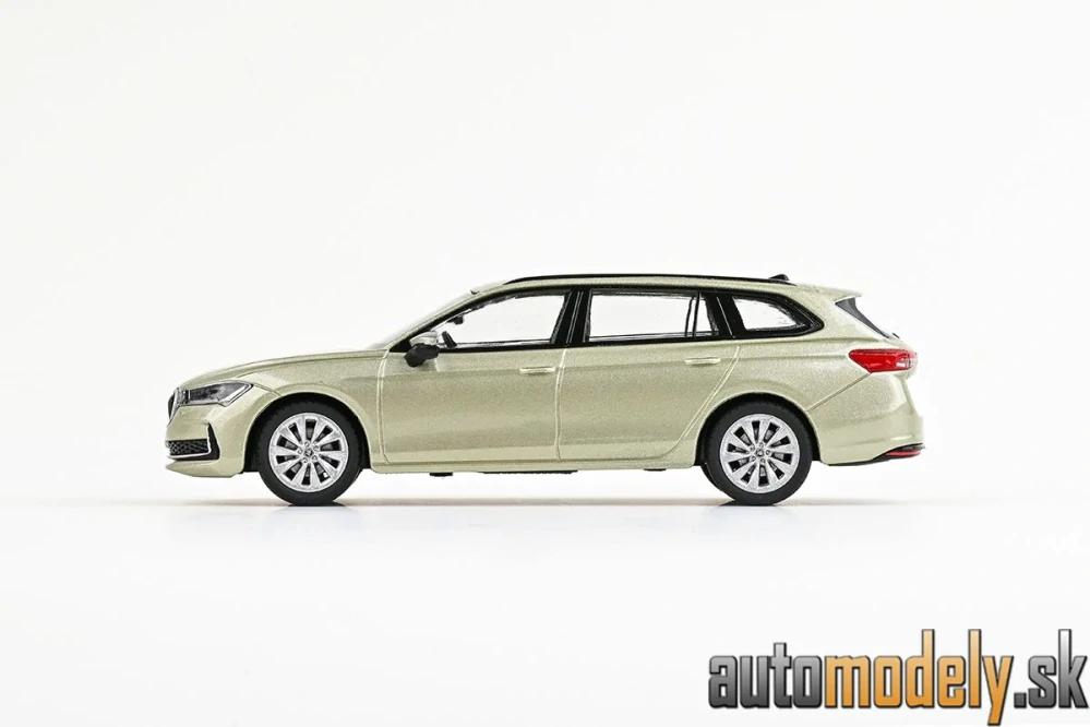 Abrex - Škoda Superb IV Combi (2023) Modrá Energy - 1:43