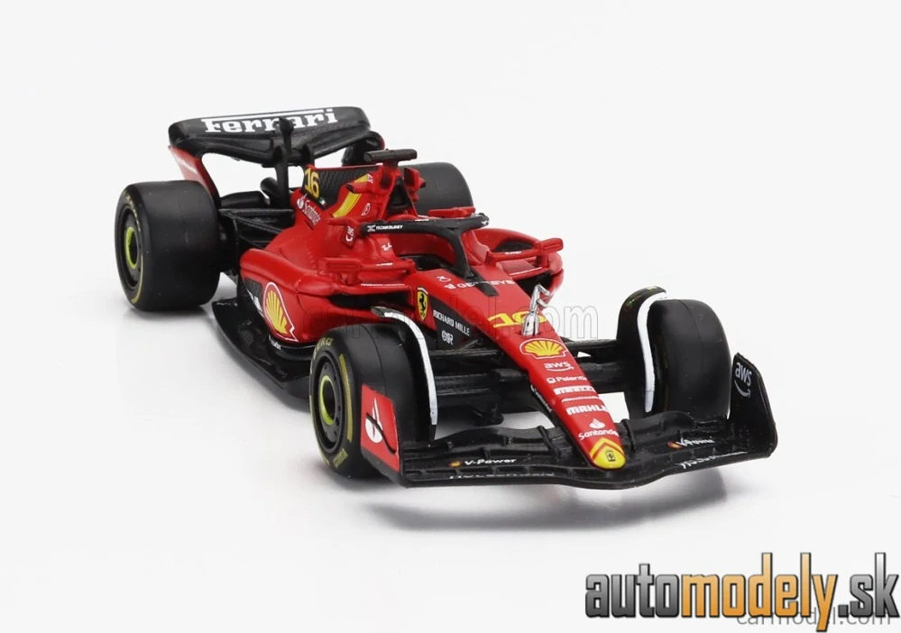 Bburago - FERRARI F1 SF-23 TEAM SCUDERIA FERRARI N 16 4th MONZA ITALY GP 2023 CHARLES LECLERC - 1:43