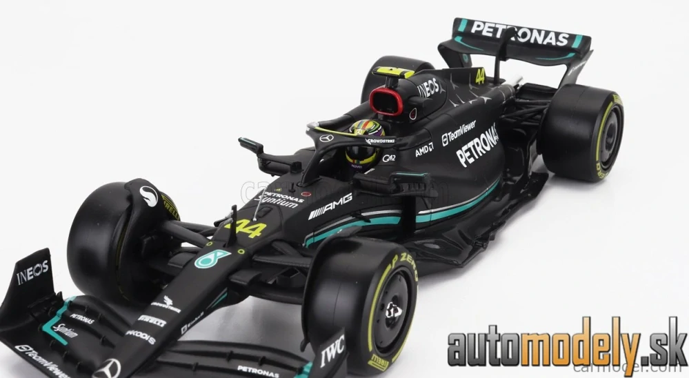 Bburago - MERCEDES GP - F1 W14 TEAM MERCEDES-AMG PETRONAS FORMULA ONE N 44 SEASON 2023 LEWIS HAMILTON - 1:24