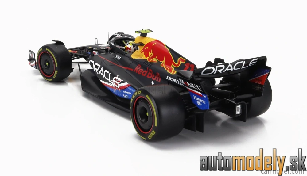 Bburago - RED BULL - F1 RB19 TEAM ORACLE RED BULL RACING N 11 4th AUSTIN USA GP 2023 SERGIO PEREZ - 1:18