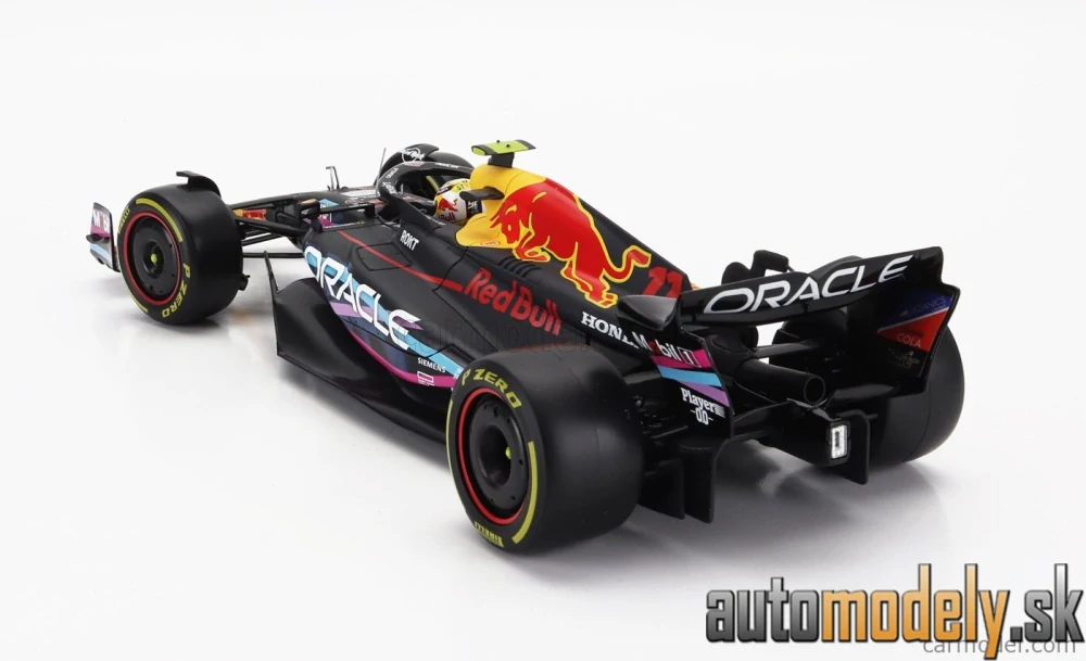Bburago - RED BULL - F1 RB19 TEAM ORACLE RED BULL RACING N 11 2nd MIAMI GP 2023 SERGIO PEREZ - 1:18