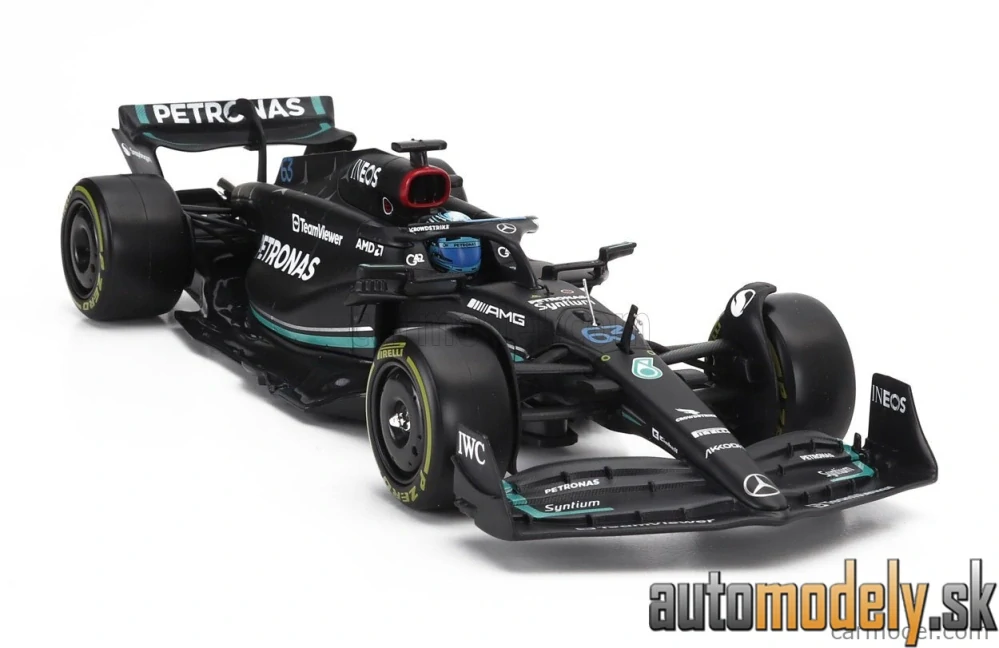 BURAGO - MERCEDES GP - F1 W14 TEAM MERCEDES-AMG PETRONAS FORMULA ONE N 63 SEASON 2023 GEORGE RUSSELL - 1:24