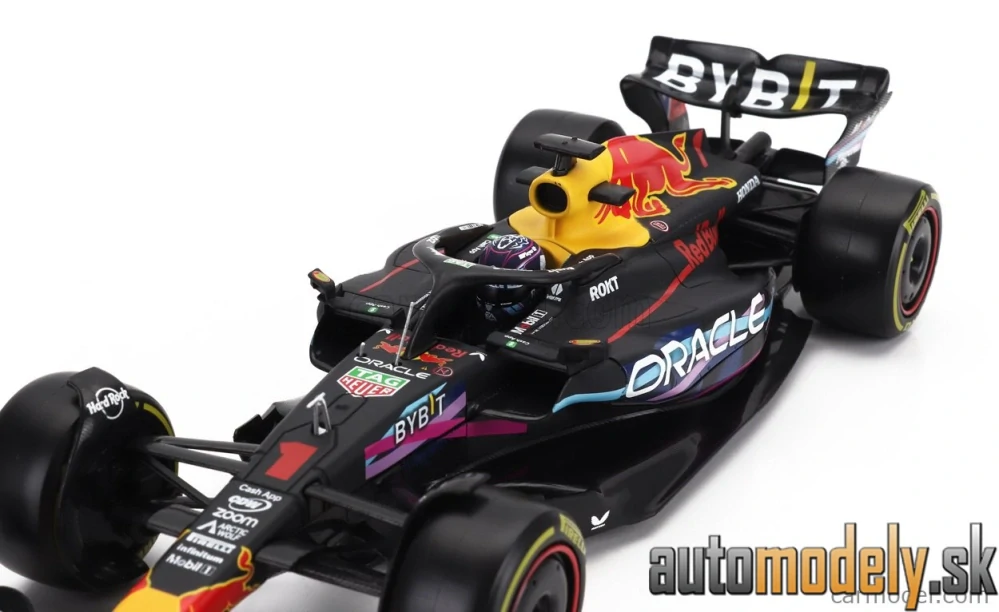 BURAGO - RED BULL - F1 RB19 TEAM ORACLE RED BULL RACING N 1 WORLD CHAMPION WINNER MIAMI GP 2023 MAX VERSTAPPEN - 1:24