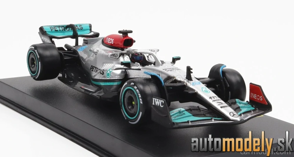 BURAGO - MERCEDES GP - F1 W13E TEAM MERCEDES-AMG PETRONAS F1 N 63 SEASON 2022 GEORGE RUSSELL - 1:43