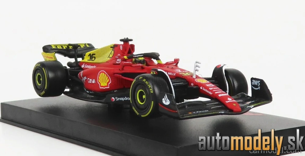 BURAGO - FERRARI - F1-75 SCUDERIA FERRARI N 16 2nd MONZA GP ITALY (POLE POSITION) 2022 CHARLES LECLERC - 1:43