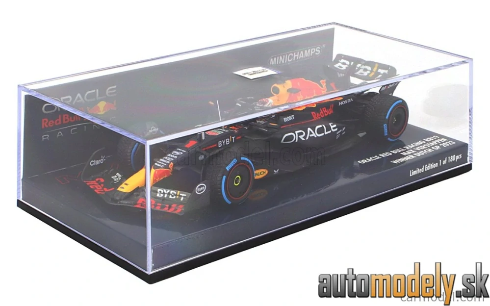 MINICHAMPS - RED BULL - F1 RB19 TEAM ORACLE RED BULL RACING N 1 WORLD CHAMPION WINNER DUTCH GP 2023 MAX VERSTAPPEN - 1:43