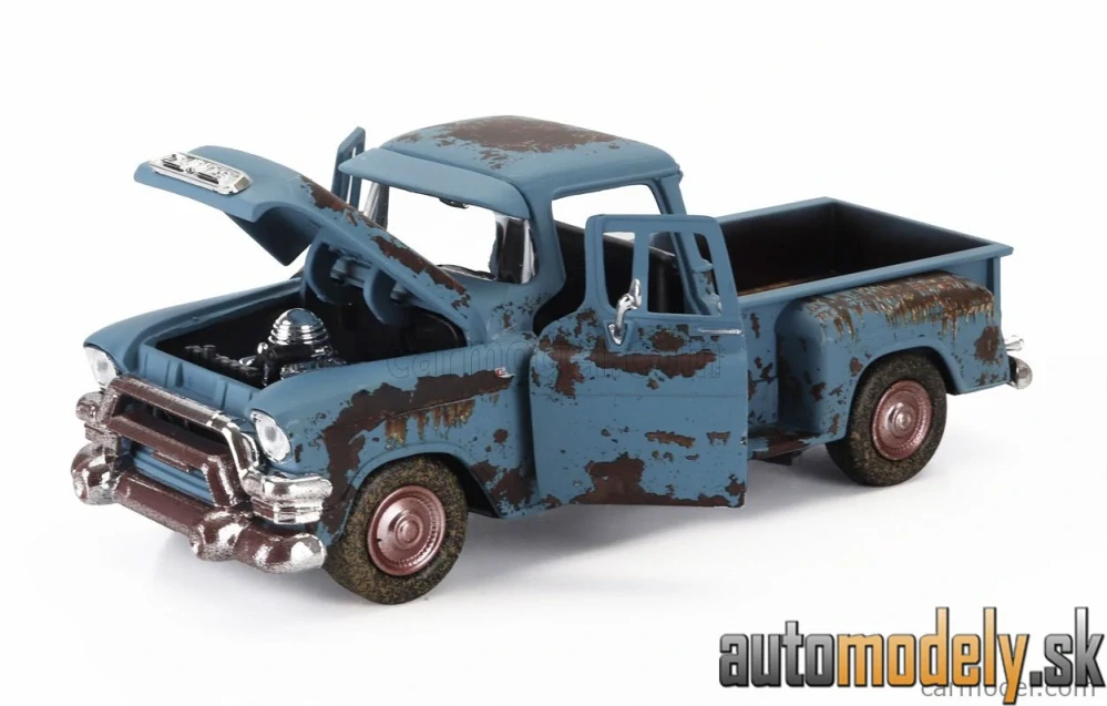 MOTOR-MAX - GMC - CHEVY 3100 PICK-UP WEATHERED TREASURE 1955 - 1:24