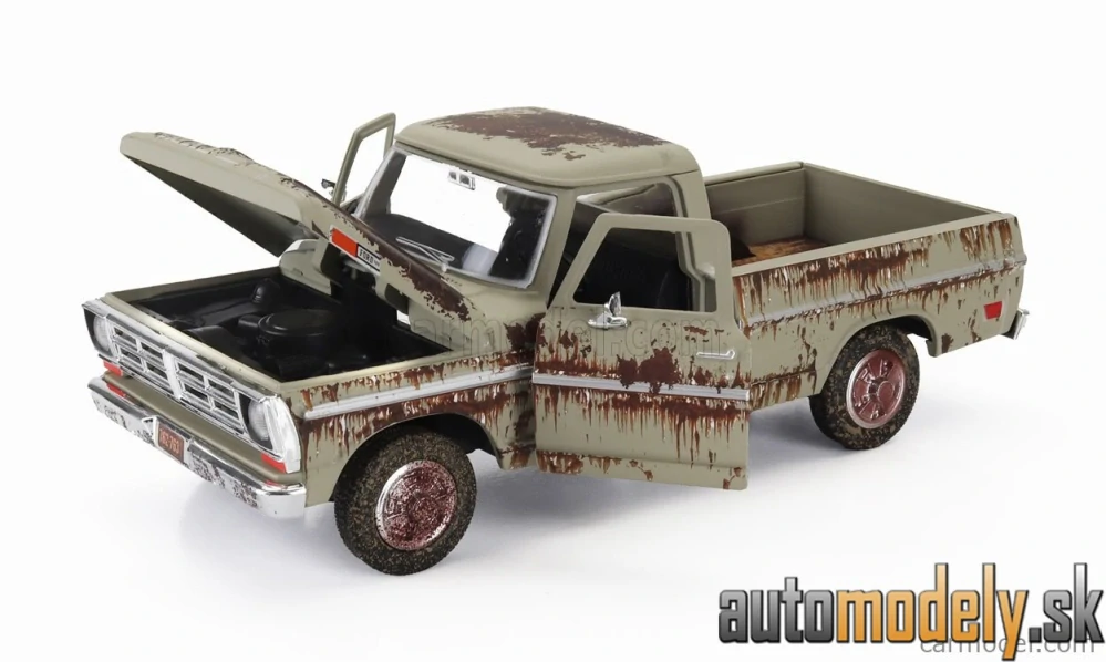 MOTOR-MAX - FORD USA - F-100 PICK-UP WEATHERED TREASURE 1972 - 1:24