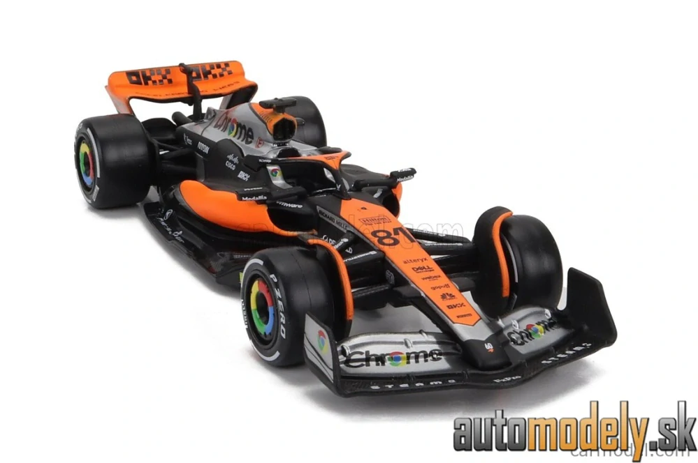 BURAGO - McLAREN - F1 MCL60 TEAM McLAREN N 81 4th BRITISH GP 2023 OSCAR PIASTRI - 1:43