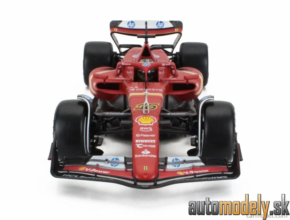 BURAGO - FERRARI - F1 SF-24 TEAM SCUDERIA FERRARI N 16 WINNER ITALY MONZA GP 2024 CHARLES LECLERC - 1:18