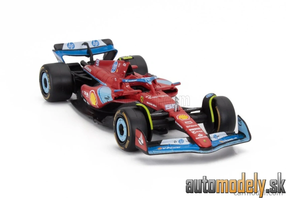 Bburago - FERRARI F1 SF-24 TEAM SCUDERIA FERRARI N 55 5th MIAMI GP 2024 CARLOS SAINZ - 1:43