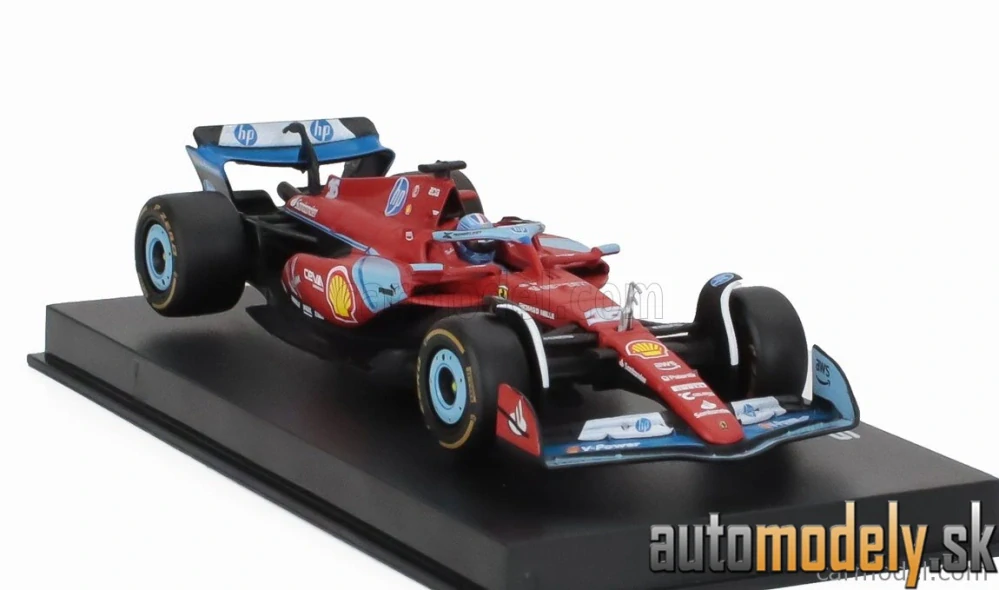 Bburago - FERRARI - F1 SF-24 TEAM SCUDERIA FERRARI N 16 3rd MIAMI GP 2024 CHARLES LECLERC - 1:43