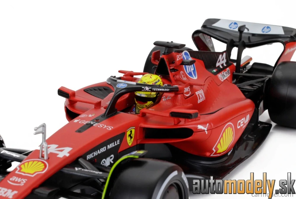 Bburago - FERRARI F1 SF-23 TEAM SCUDERIA FERRARI HP N 44 FIORANO 2025 LEWIS HAMILTON - 1:18