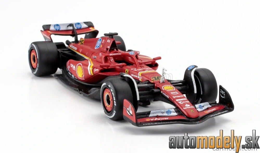 Bburago - FERRARI - F1 SF-24 TEAM SCUDERIA FERRARI N 16 WINNER ITALY MONZA GP 2024 CHARLES LECLERC - 1:43