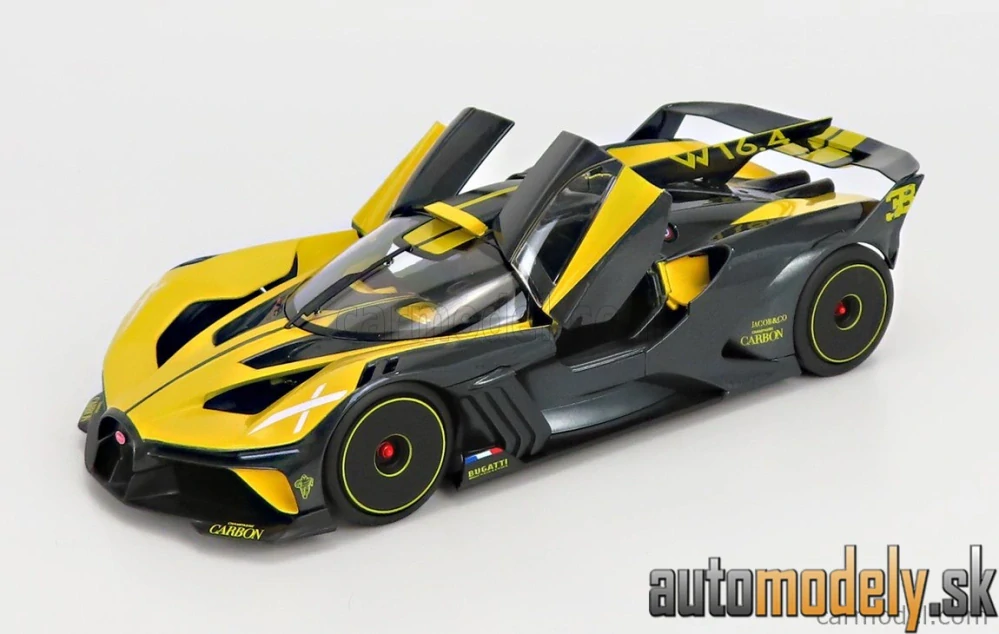 Bburago - BUGATTI BOLIDE W16 8.0 FOUR-TURBO 1850hp 500km/h 2020 - 1:18