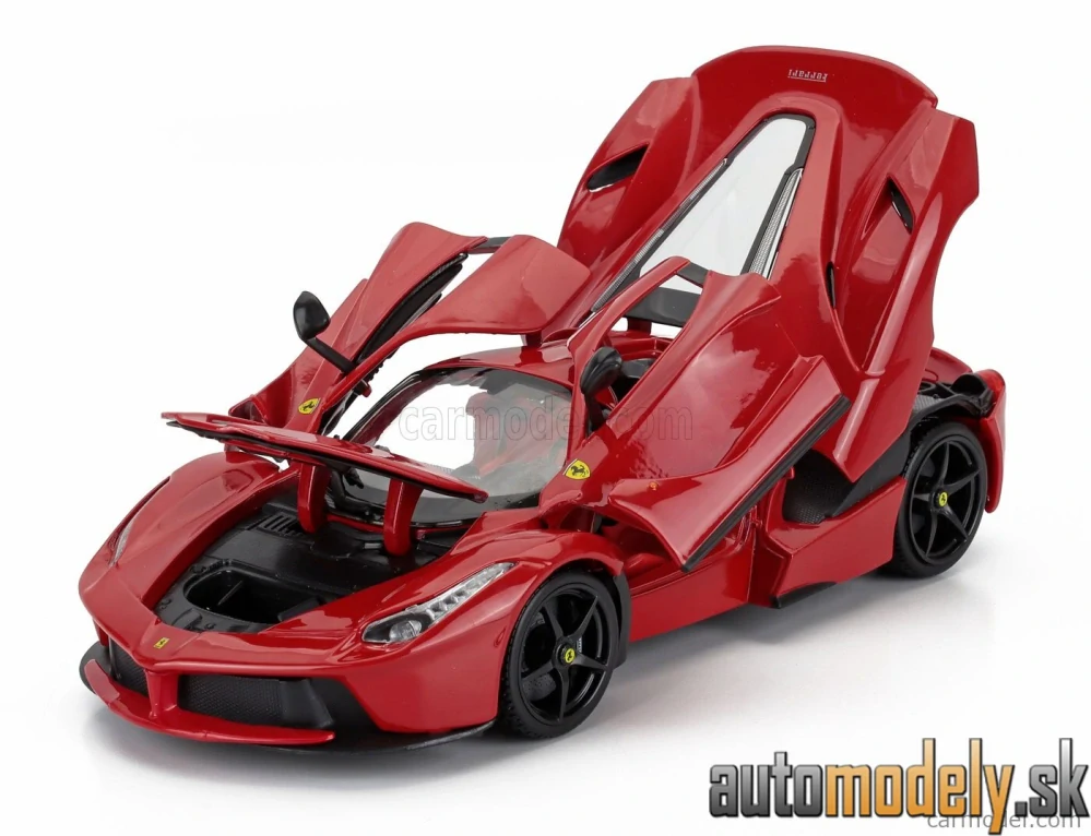 Bburago - FERRARI LAFERRARI 2013 BLACK WHEELS - 1:18