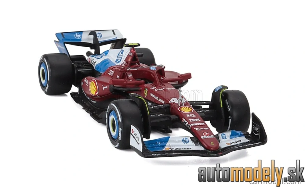 Bburago - FERRARI - F1 SF-25 TEAM SCUDERIA FERRARI HP N 44 MIAMI GP 2025 LEWIS HAMILTON - 1:43