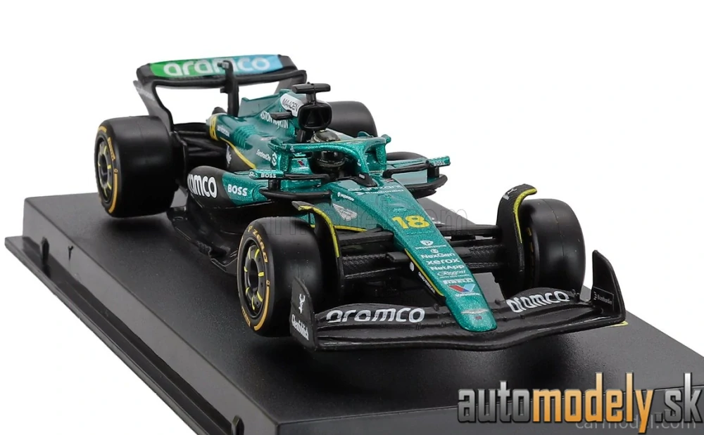Bburago - ASTON MARTIN - F1 AMR25 TEAM ARAMCO COGNIZANT N 18 SEASON 2025 LANCE STROLL - 1:43