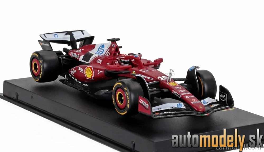 Bburago - FERRARI - F1 SF-25 TEAM SCUDERIA FERRARI HP N 16 SEASON 2025 CHARLES LECLERC - 1:43