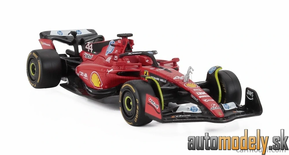 Bburago - FERRARI - F1 SF-23 TEAM SCUDERIA FERRARI HP N 44 TEST FIORANO 2025 LEWIS HAMILTON - 1:43