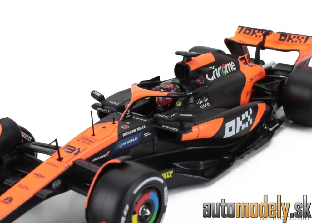 Bburago - McLAREN - F1 MCL38 TEAM MCLAREN N 81 MIAMI GP 2024 OSCAR PIASTRI - 1:24