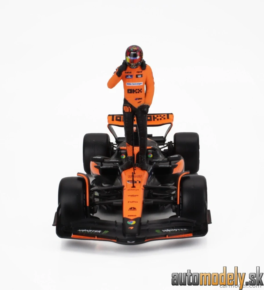 Bburago - McLAREN - F1 MCL38 TEAM MCLAREN N 81 SEASON 2024 OSCAR PIASTRI - 1:24
