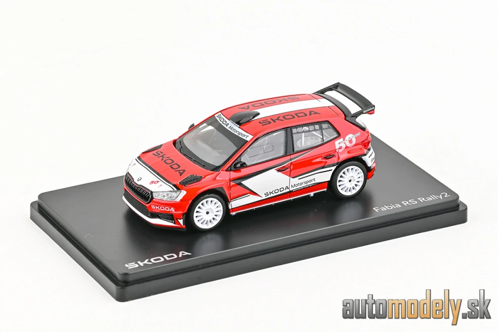 Abrex - Škoda Fabia IV RS Rally2 (2022) 1:43 - Škoda Motorsport Design 2024 200RS