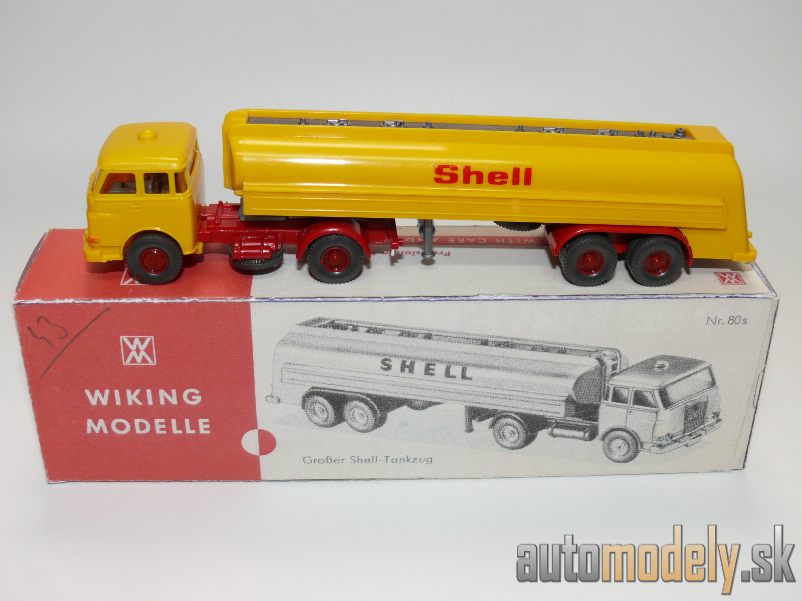 Wiking - M.A.N. Groβer Shell-Tankzug Nr. 80s - HO 1:87