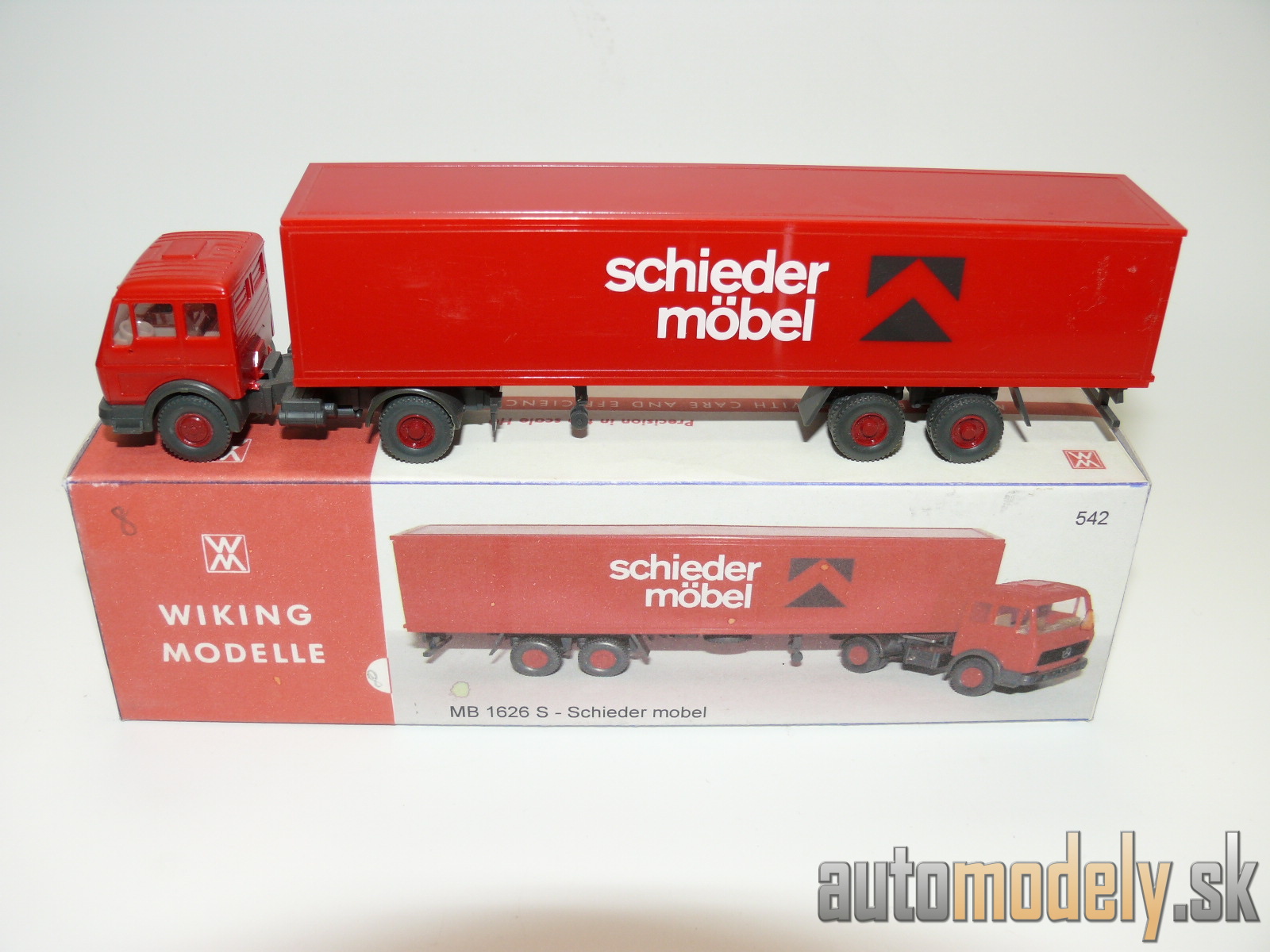 Wiking 542 - MB 1626 S "Schieder Mӧbel" - HO 1:87