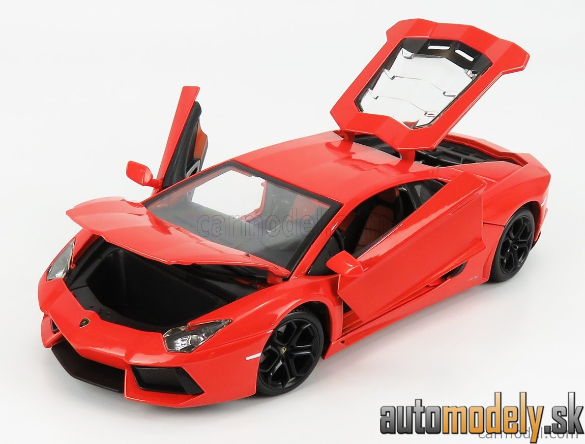 Bburago - LAMBORGHINI - AVENTADOR LP700-4 2011 - ARANCIO ARGOS - ORANGE MET - 1:18