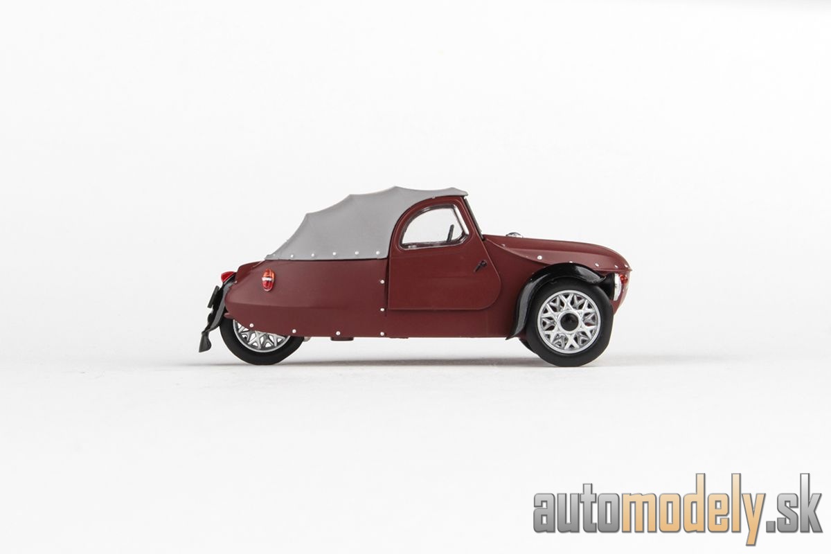 Abrex - Velorex 16/350 (1966) Hnedá/Šedá Stredná/Čierna - 1:43