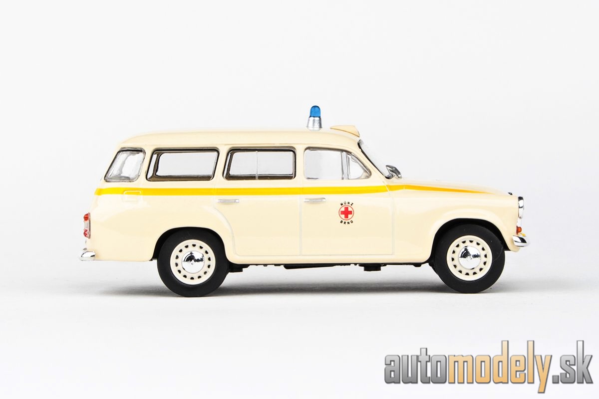 Abrex - Škoda 1202 (1964) Sanitka MÚNZ Brno - 1:43