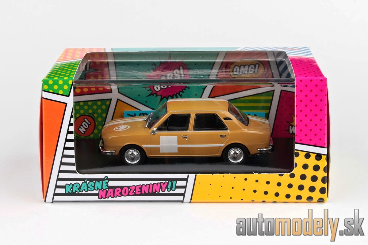 Abrex - Škoda 105L (1977) zlatohnedá Narodeninová úžovka - 1:43