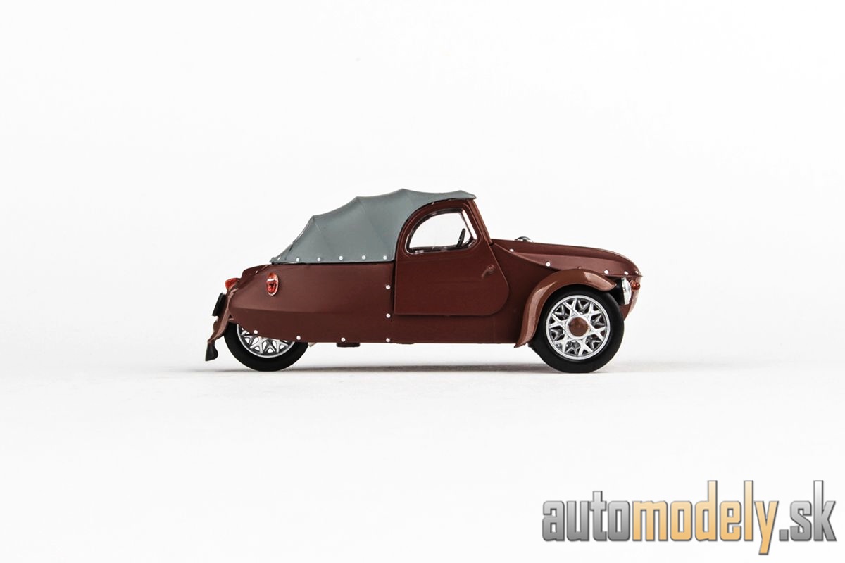 Abrex - Velorex 16/350 (1966) Hnedá/Šedá/Hnedá - 1:43