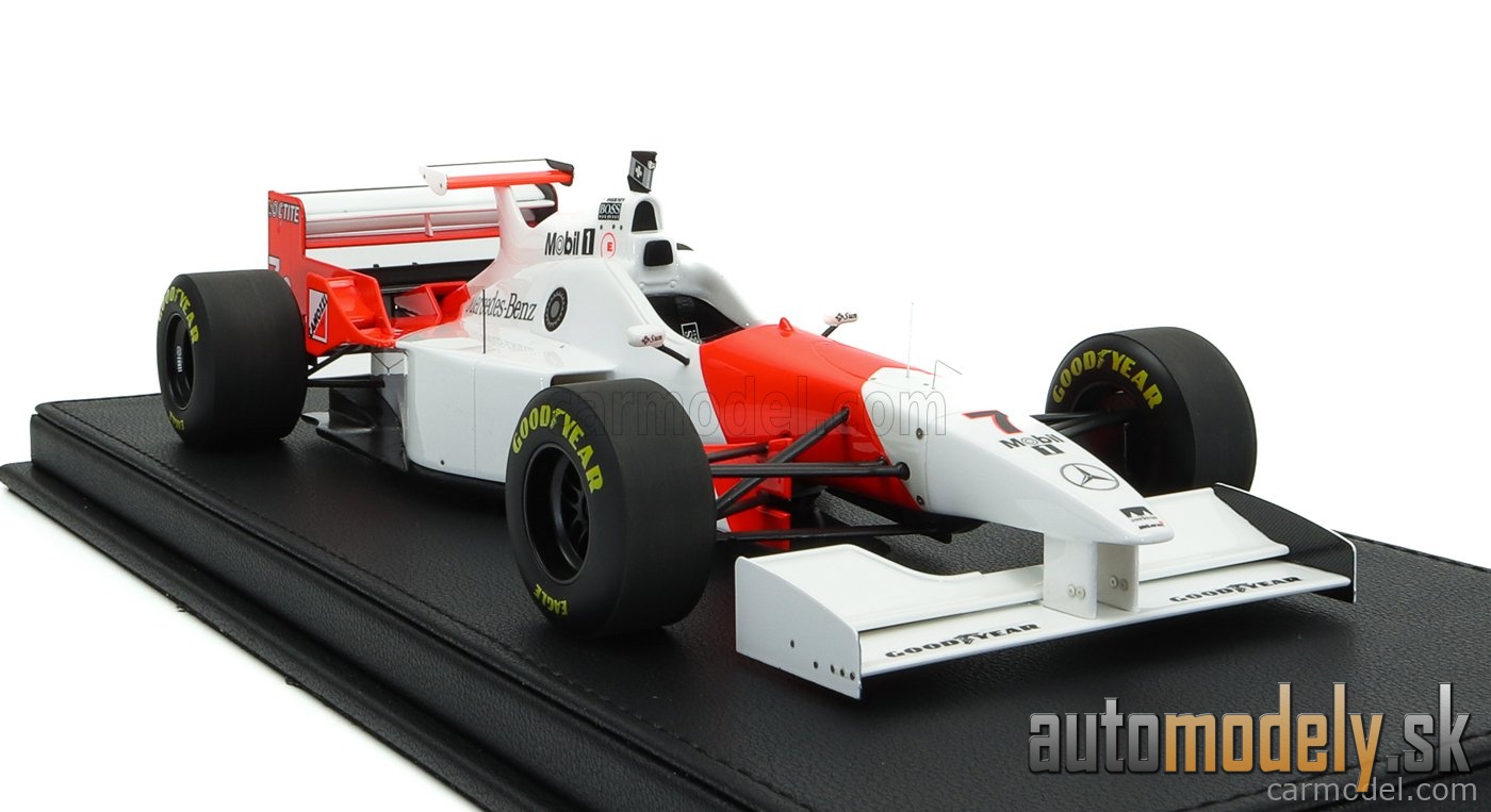 GP-REPLICAS - McLAREN - F1 MP4/11 3.0L V10 TEAM MERCEDES CENTRAL WING N 7 6th MONACO GP 1996 MIKA HAKKINEN - CON VETRINA - WITH SHOWCASE - 1:18
