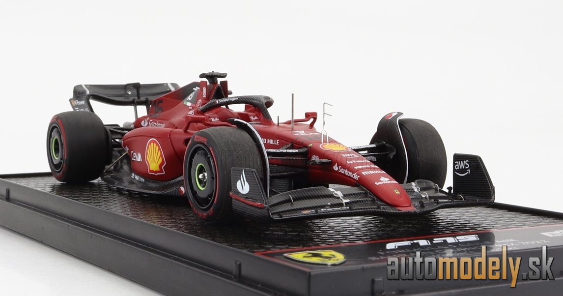 BBR-MODELS - FERRARI - F1-75 TEAM SCUDERIA FERRARI N 16 WINNER BAHRAIN GP 2022 CHARLES LECLERC - 1:43