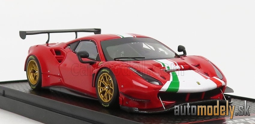 BBR-MODELS - FERRARI - 488 GT MODIFICATA 2020 (ROSSO CORSA 322 - RED) - 1:43
