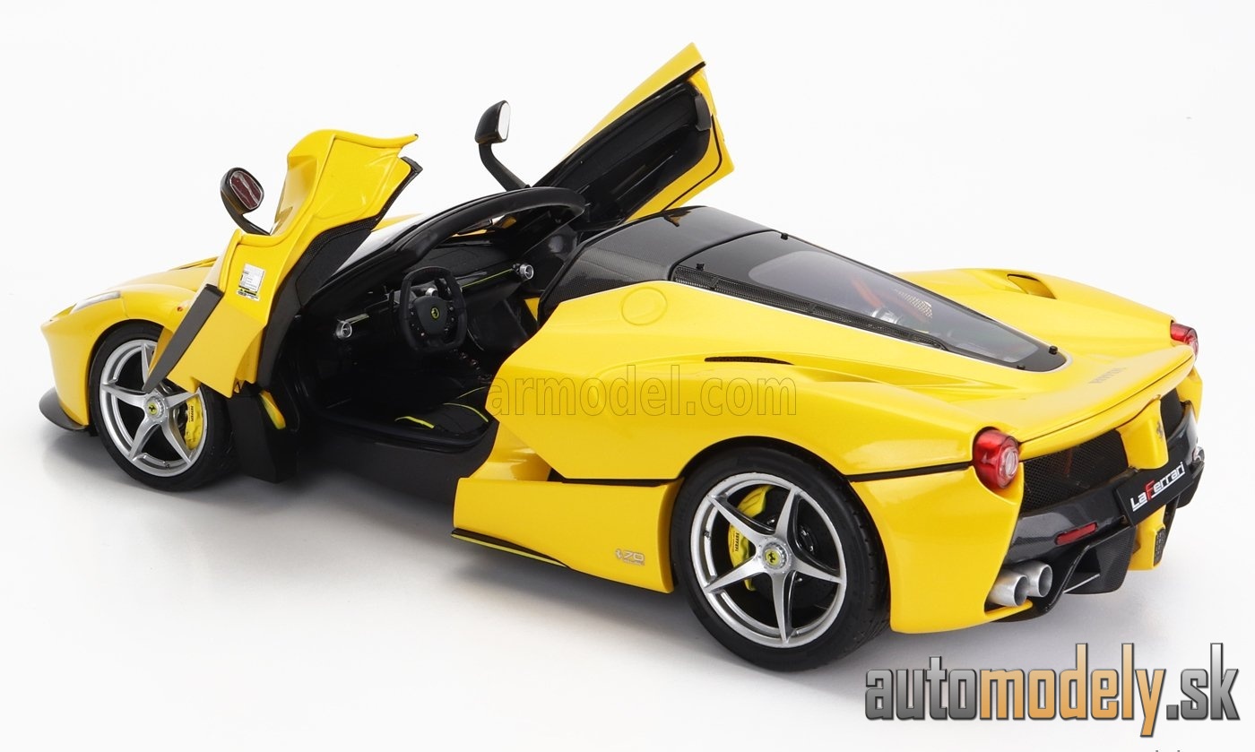 BBR-MODELS - FERRARI - LAFERRARI APERTA SPIDER 2016 (NERO DAYTONA - BLACK) - 1:18