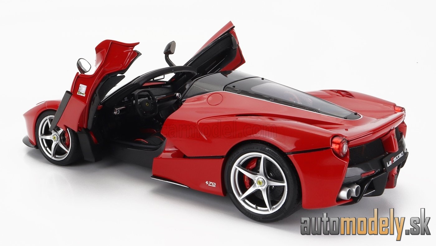 BBR-MODELS - FERRARI - LAFERRARI APERTA SPIDER 2016 (ROSSO CORSA 322 - RED) - 1:18