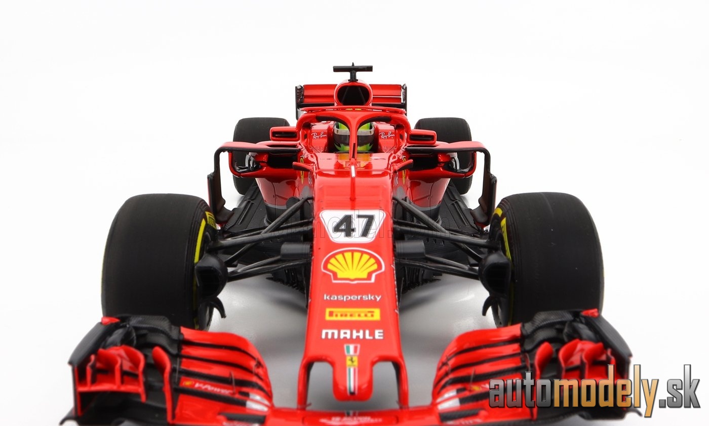BBR-MODELS - FERRARI - F1 SF71H N 47 TEST FIORANO ITALY 2018 MICK SCHUMACHER - 1:18