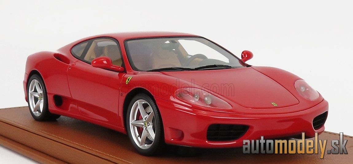 BBR-MODELS - FERRARI - 360 MODENA 1999 - MANUAL GEAR BOX - CAMBIO MANUALE - CON VETRINA - WITH SHOWCASE (RED) - 1:18