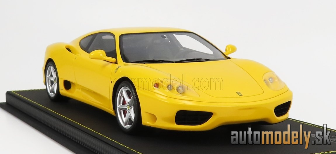 BBR-MODELS - FERRARI - 360 MODENA 1999 - F1 GEAR BOX - CAMBIO F1 - CON VETRINA - WITH SHOWCASE (YELLOW) - 1:18