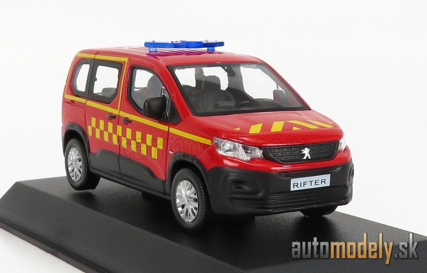 NOREV - PEUGEOT - RIFTERSAPEURS POMPIERS 2019 (RED YELLOW) - 1:43