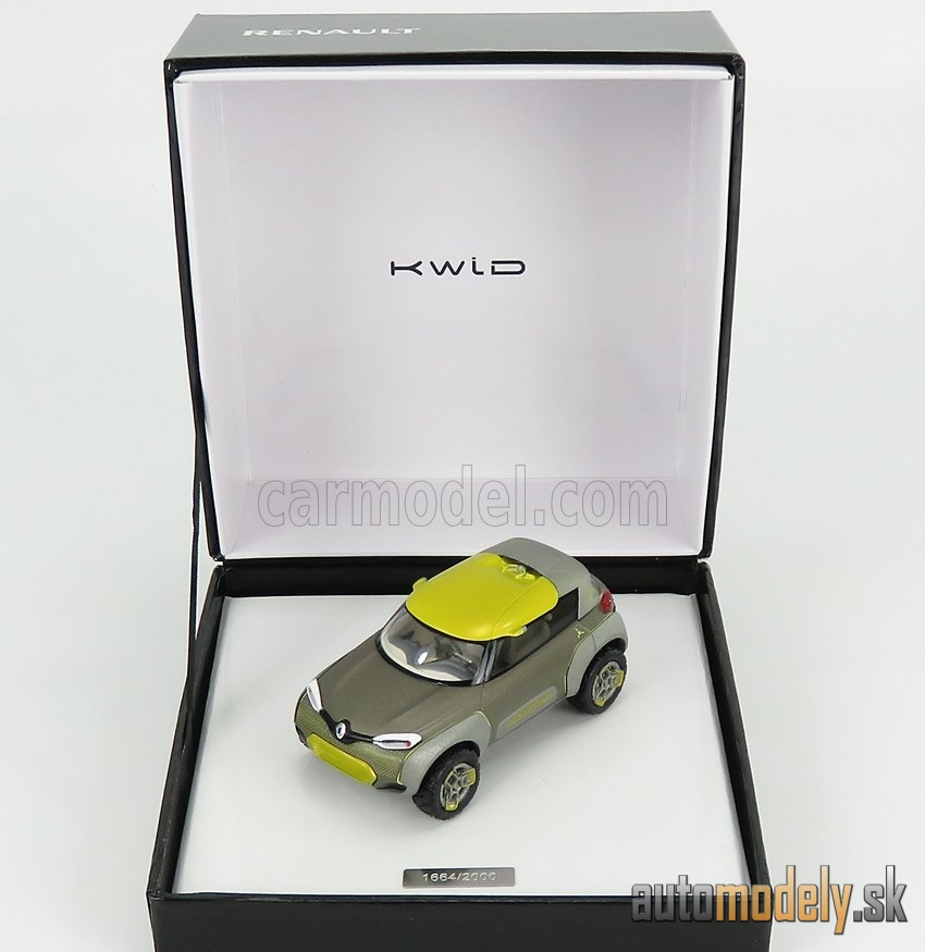 NOREV - RENAULT - KWID CONCEPT CAR 2014 (GREY YELLOW) - 1:43