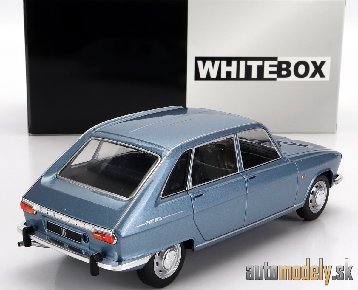 WHITEBOX - RENAULT - R16 1965 (BLUE MET) - 1:24