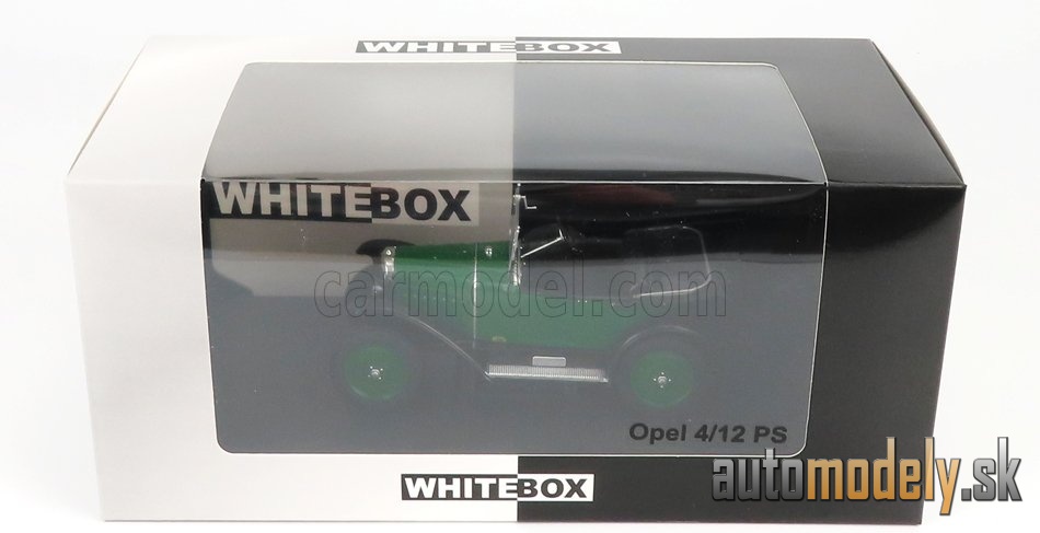 WHITEBOX - OPEL - 4/12 PS CABRIOLET RHD 1924 (GREEN BLACK) - 1:24