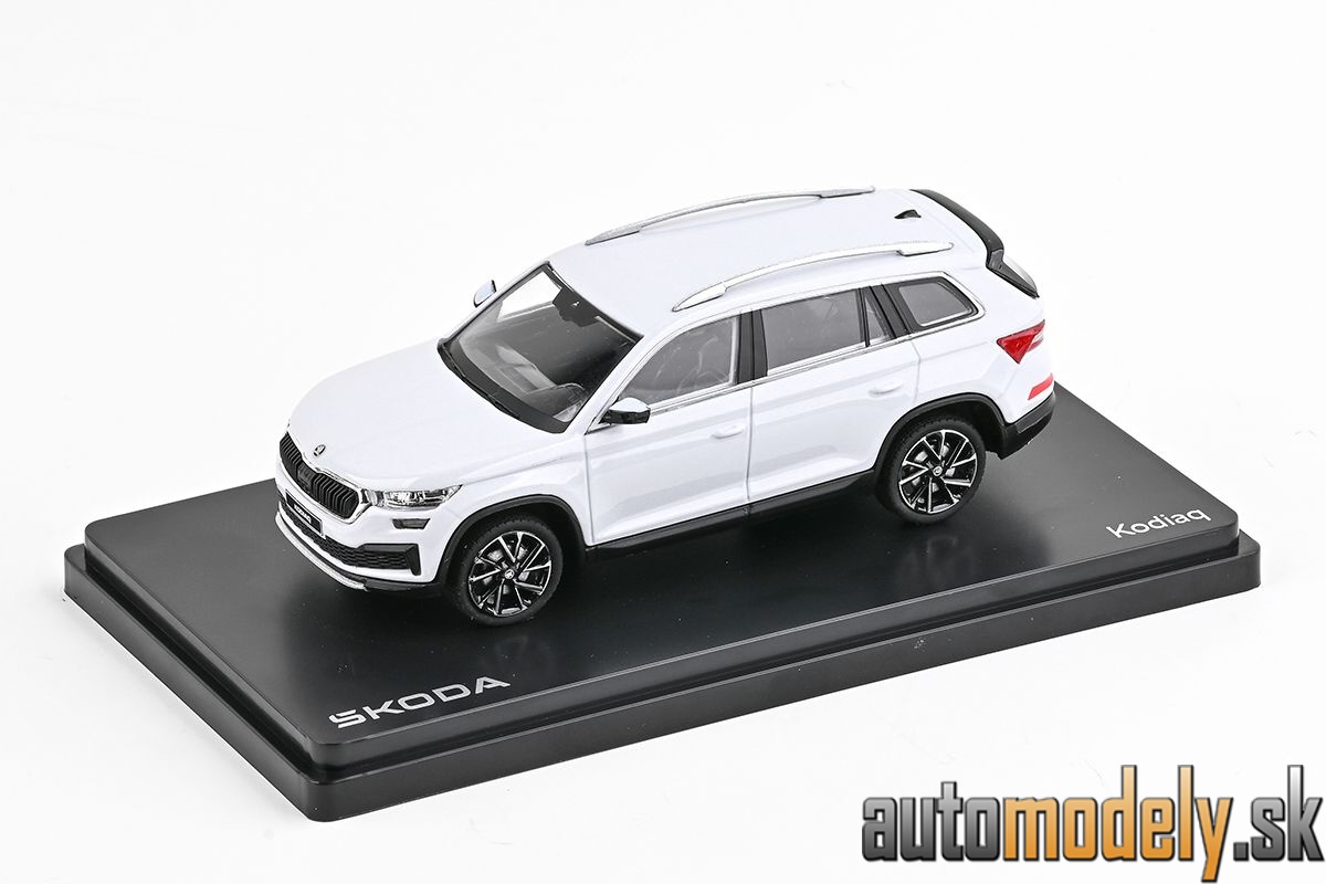 Abrex - Škoda Kodiaq FL (2021) biela moon metalíza - 1:43