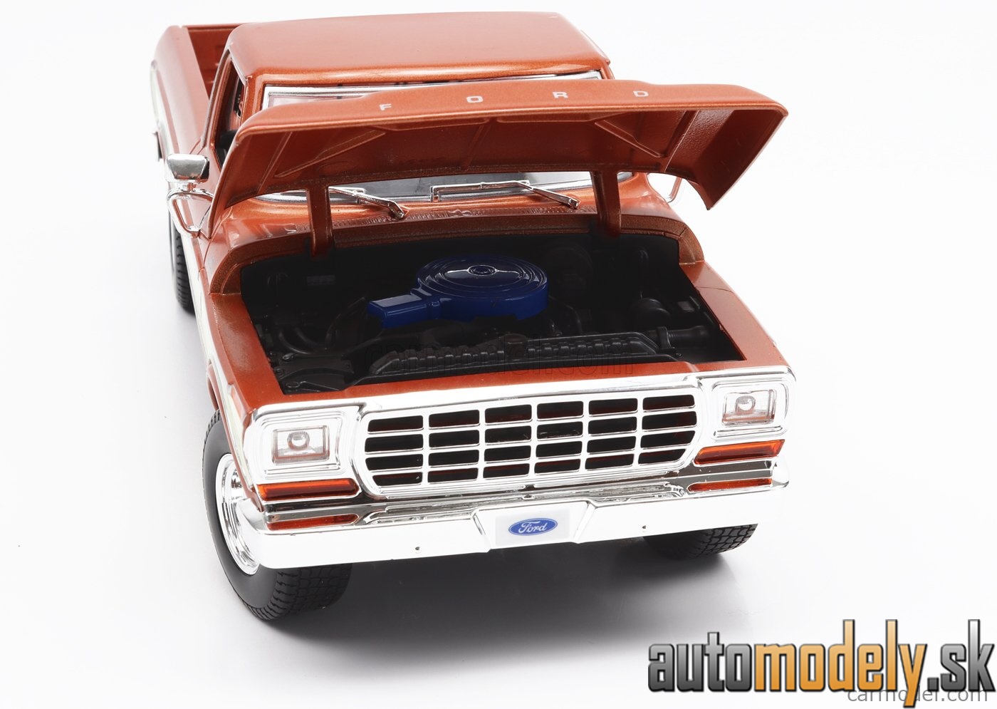 Maisto - FORD USA - F-150 PICK-UP 1979 - BROWN WHITE - 1:18